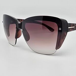 Tahari TH705 Tortoise Frame Brown Gradient Lens Oversized Sunglasses 65-19-134